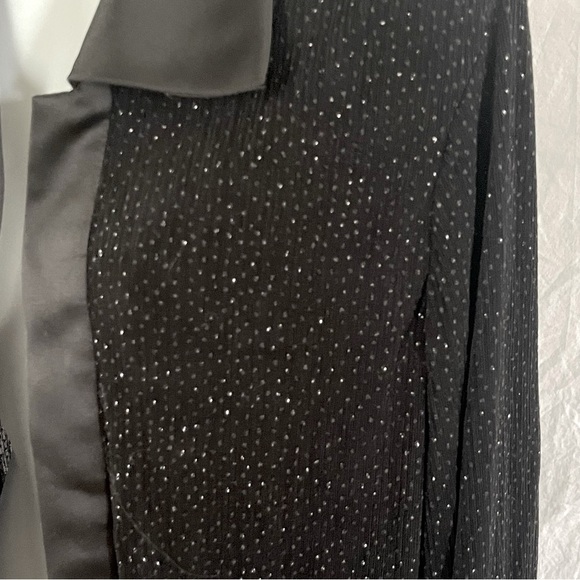 R&M Richards black sparkly cover up/blazer - Picture 4 of 7